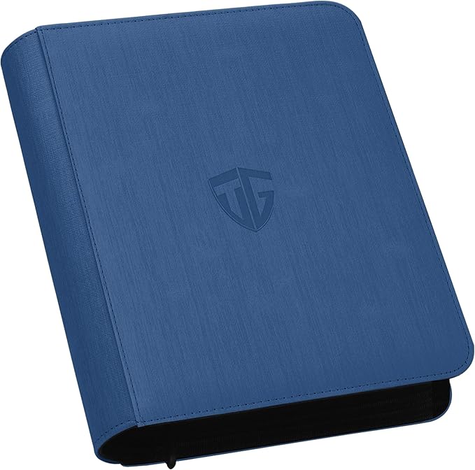 Toploader Binder, Holds 112 Toploaders, 4 Pocket Top Loader Binder by TCGUARD