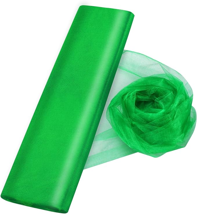 Crystal Organza Tulle Sheer Fabric Backdrop Curtains by Anteer