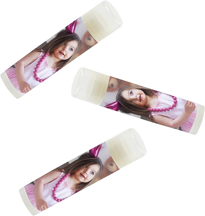 Andaz Press Bulk Photo Personalized Gift and Party Favors Collection, Lip Balm - Image 2