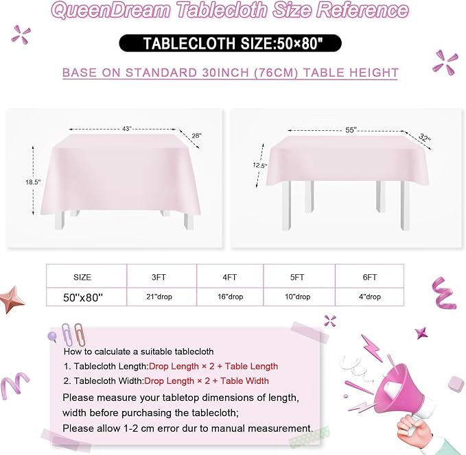 QueenDream Sparkly Sequin Tablecloth - Image 5
