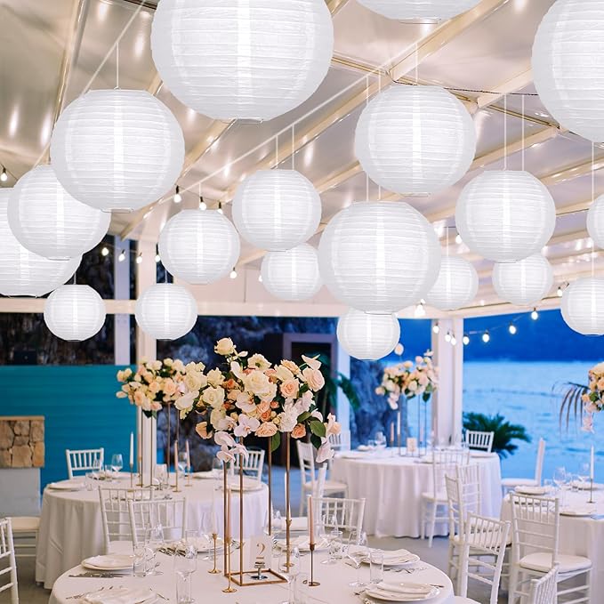 ADLKGG White Paper Lanterns Party Decorative - Image 2