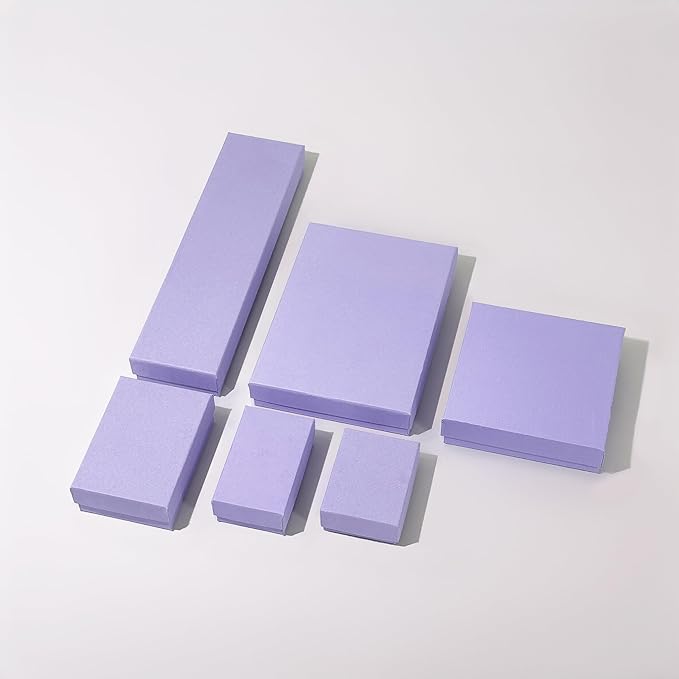 TheDisplayGuys - 25-Pack #53 Kraft Paper Cardboard Gift Boxes/Jewelry Cases w. - Image 5