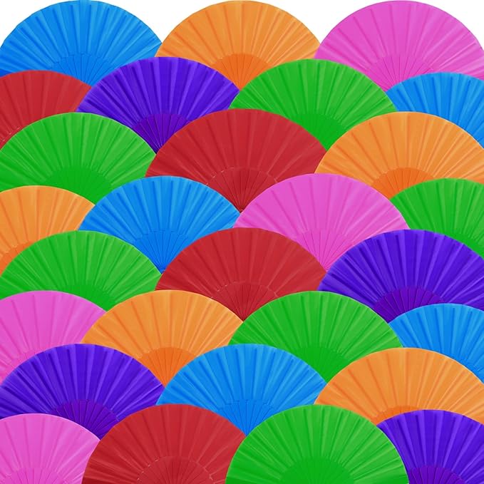 Geetery 30 Pcs Folding Hand Fan by Geetery