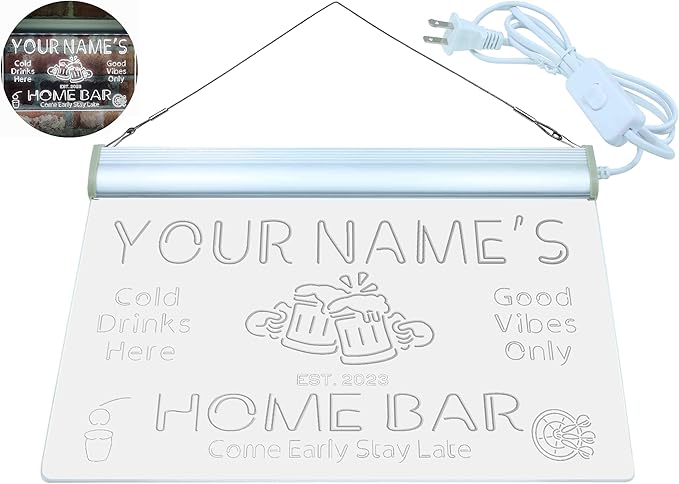 ADVPRO Personalized Your Name Custom Home Bar Beer Established Year Single - Image 9