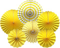 ADLKGG Party Hanging Paper Fans Set by ADLKGG
