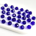 400 PCS 4mm Crystal Glass Beads Round Multiple Faceted Loose Spacer Glass Beads by Tingoons