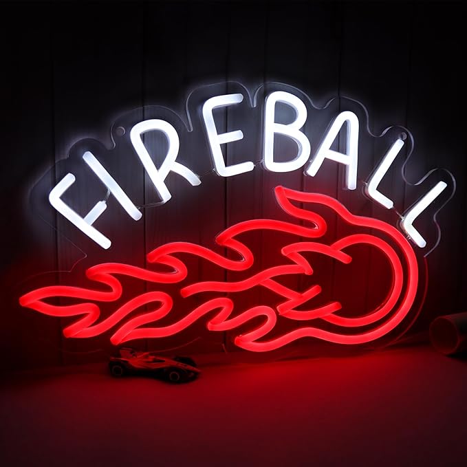 Neon Sign, LED Neon Light Sign 17x10， USB Powered Decorative Bar Open Sign by AHlove