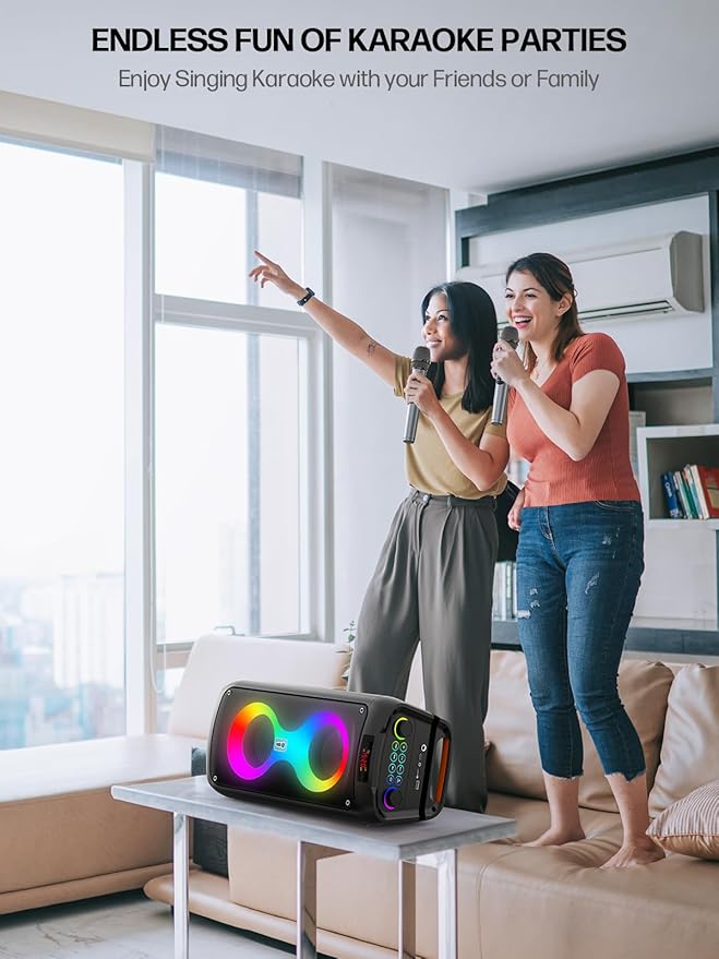 Karaoke Machine for Adults, Portable Bluetooth Speaker - Image 7