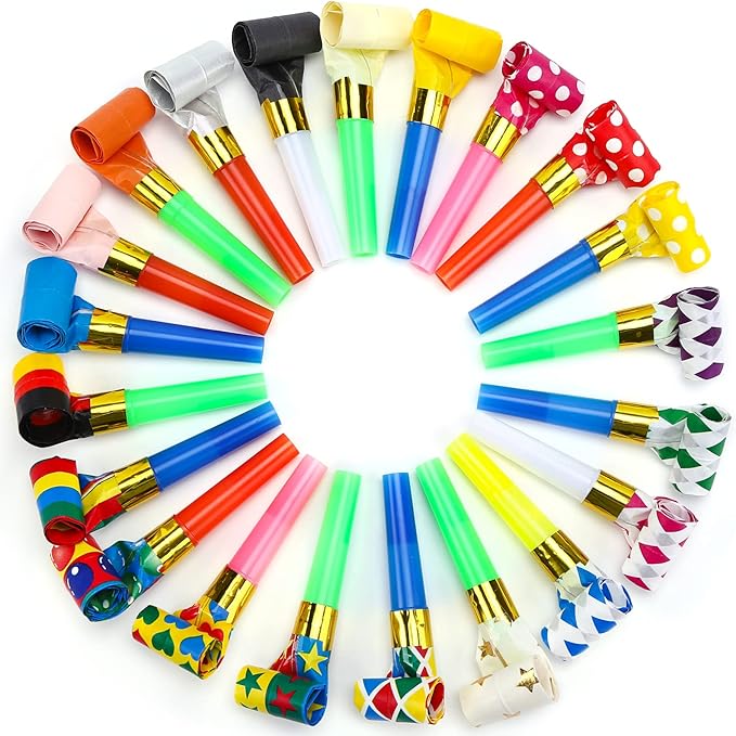 Koogel 100PCS Party Blowers for Kids, Noisemaker Toys Party Whistles Birtthday by KOOGEL