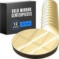 Houseables Gold Mirror Centerpieces by Houseables