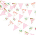 Spring Tea Party Decorations Pink and Gold Floral Flower Butterfly Teapot by pinkblume