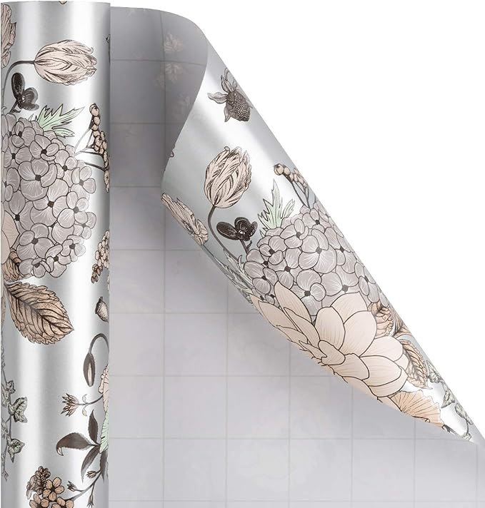 WRAPAHOLIC 30 Inch Jumbo Floral Wrapping Paper - Image 4