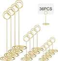 Teling 36 Pieces Table Number Holders 3 Size Place Card Holder Name Numbers by Teling