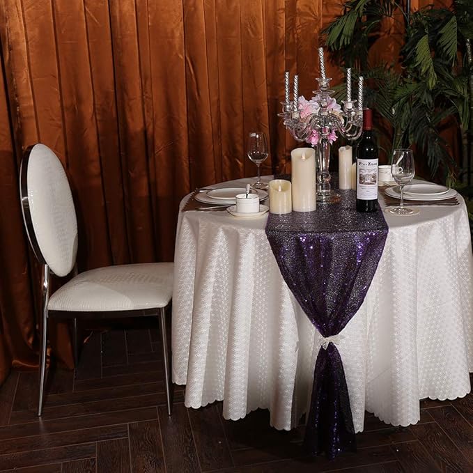 Eternal Beauty Purple Table Runner - Image 7