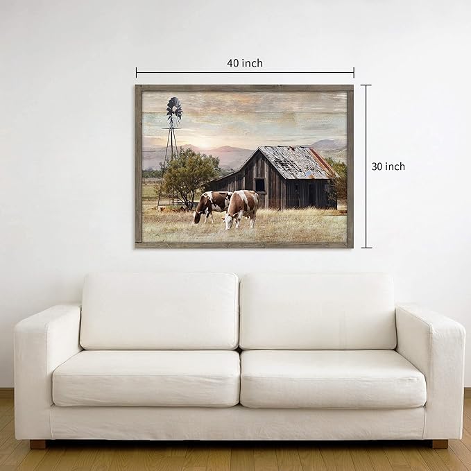 Rustic Wall Decor Barn Framed - Image 6