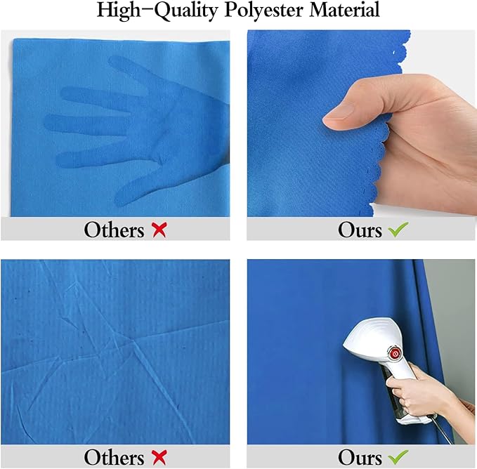 10x10FT Royal Blue Screen Backdrop - Image 6
