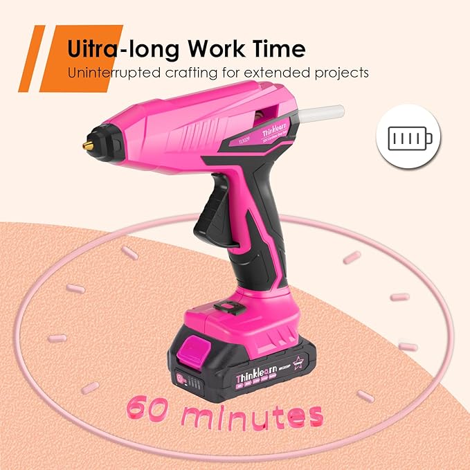 Cordless Hot Glue Gun - 20V Temp Adjust Hot Glue Gun - Image 4