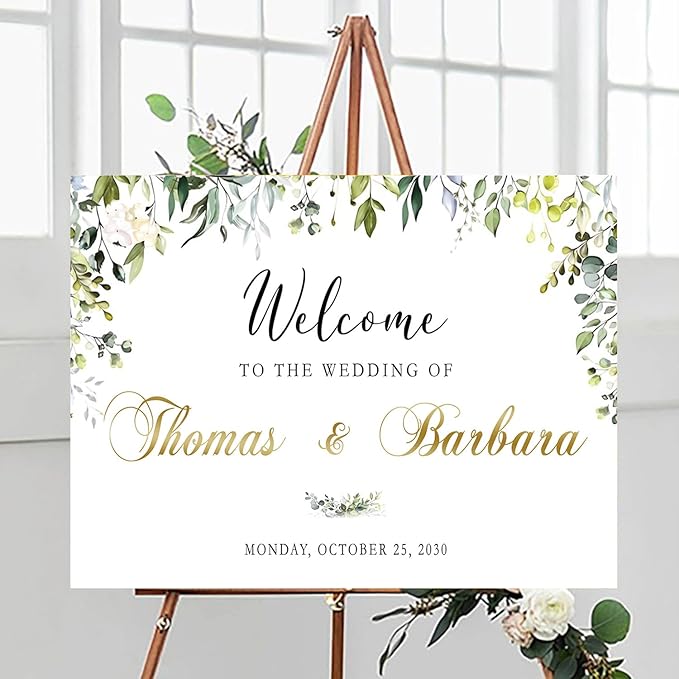 Welcome Sign Wedding, Welcome To Our Beginning Wedding Sign, Reserved Table - Image 3