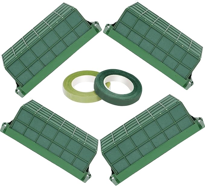 YOMUME 4 Pcs Floral Foam Cage, Flower Foam Blocks by YOMUME