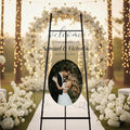 Personalized Wedding Photo Acrylic Welcome Sign – Custom Picture Board by Unknown