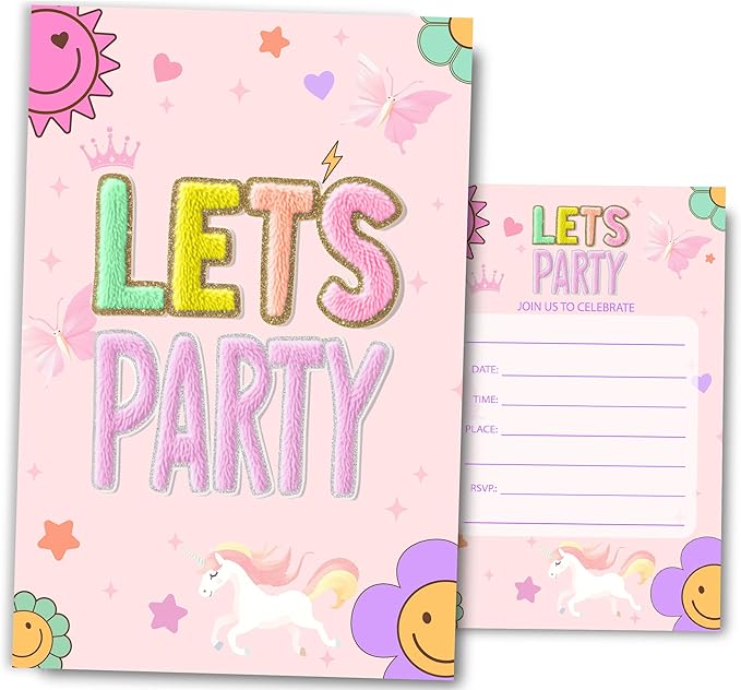Preppy Patch Birthday Invitations - Image 7