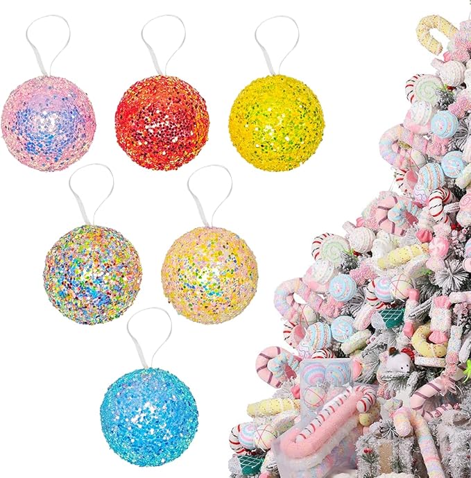 LANGXUN 6pcs Candy Land 2025 Xmas Birthday Party Wedding Suppiles Decoration by LANGXUN