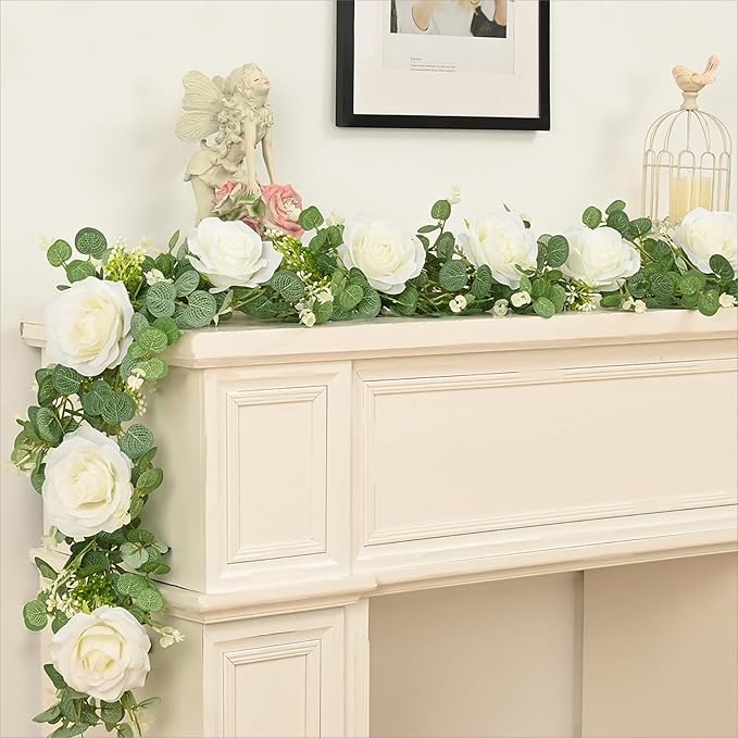 Dolicer 4Pcs 26Ft Artificial Eucalyptus Garlands - Image 5
