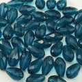 50pcs 10x15mm Teardrop Crystal Glass Beads by Unknown