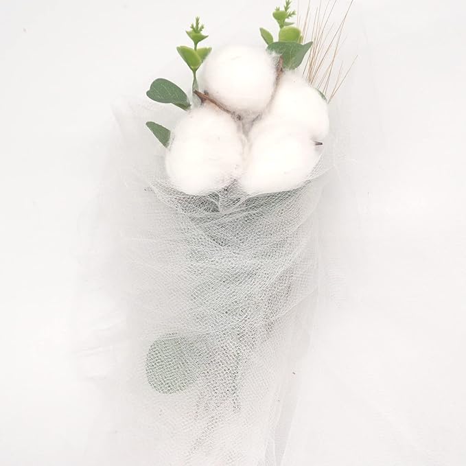 White Tulle Fabric Roll Spool Bolt Large Tulle Wedding Party Decoration - Image 8