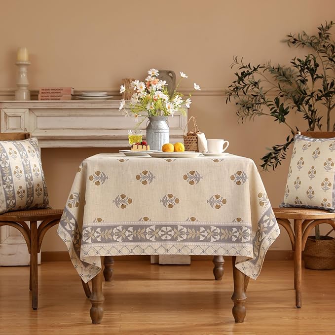 patdrea Designer Beige Tablecloth - Image 9