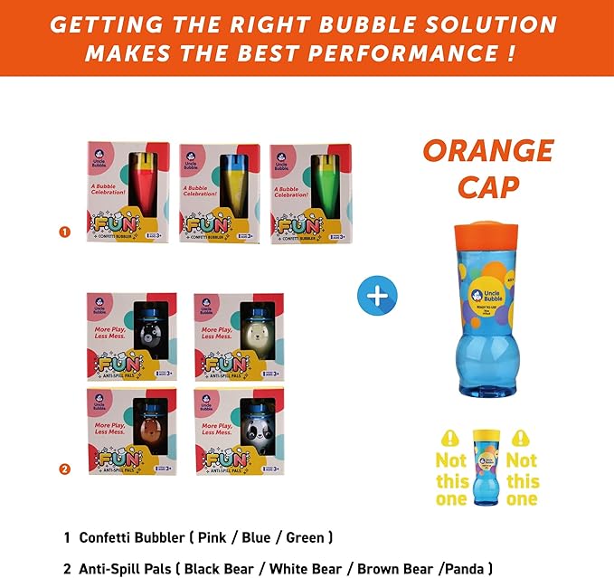 Uncle Bubble Eco Mini Bubble Blower - Image 4