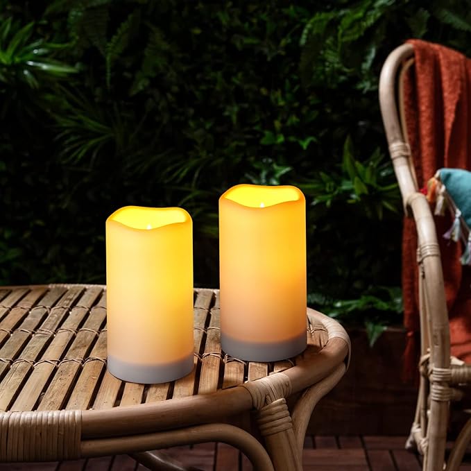 Solar flameless Candles Outdoor Waterproof, Dusk to Dawn Outdoor Lighting - Image 4