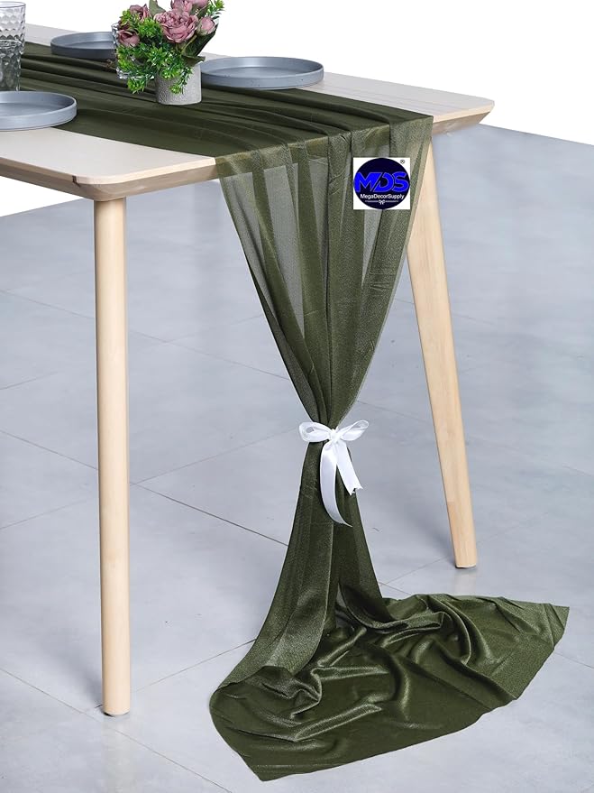 MDS Halloween Chiffon Table Runner - Image 3