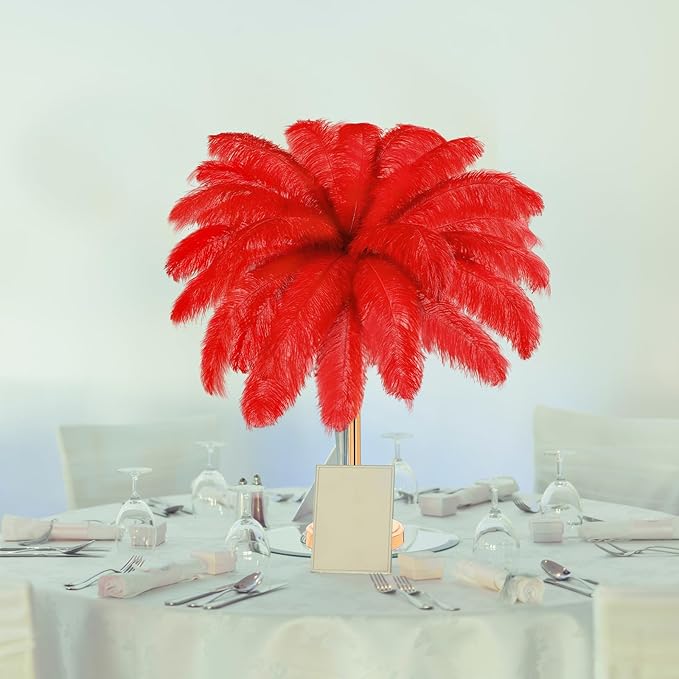 Retrowavy 30 Pcs 18-20 Inch Large Natural Ostrich Feathers Bulk - Image 7