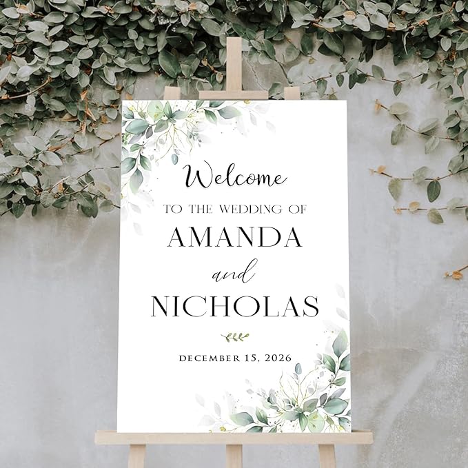 Personalized Wedding Welcome Sign, Wedding This Way Sign Outdoor, Welcome Sign - Image 4