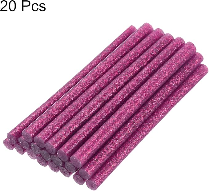 uxcell 20pcs Hot Glue Sticks for Glue Gun 7mm/0.27-inch x 8-inch Mini Hot Melt - Image 3