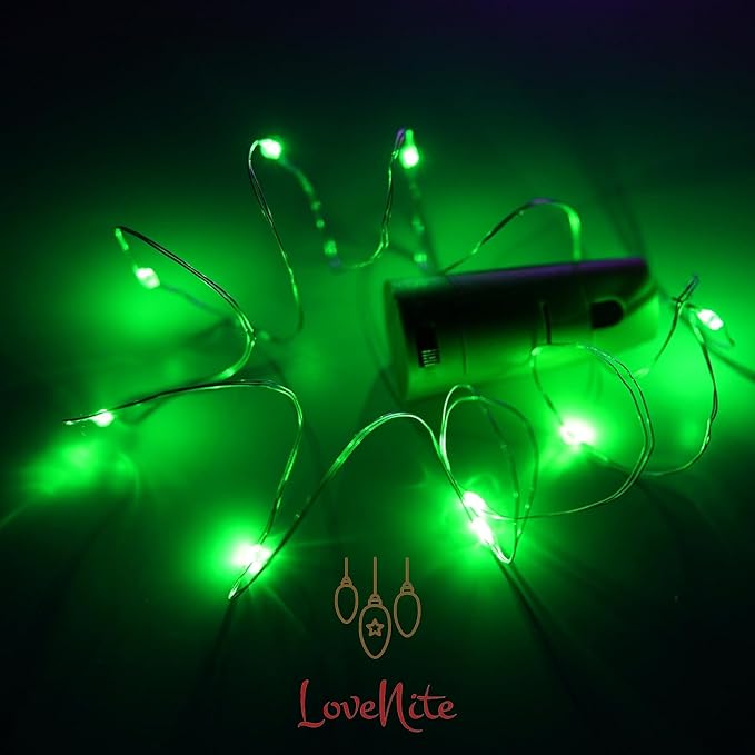 Wine Bottle Lights with Cork, Battery Operated 20 LED Cork Shape Silver Wire - Image 7