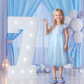 3FT Marquee Numbers 7 for 7th, 70th Birthday Party Decorations, Large Light Up by Tongjoy