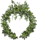 Ling's Moment Flower Garland - 6FT Eucalyptus & Rose - Sweetheart Table Decor by LingsMoment