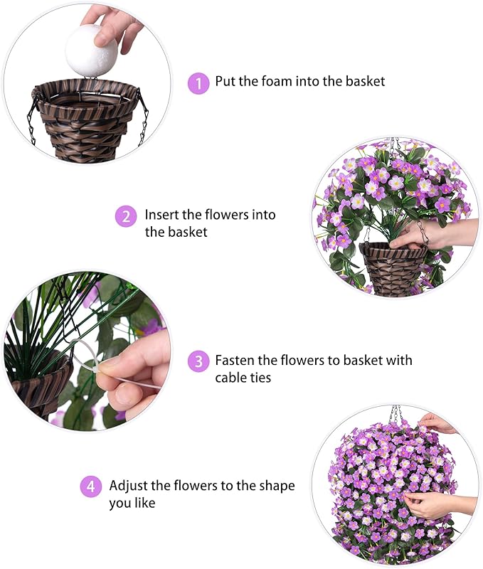 Artificial Fake Hanging Flowers - Image 3