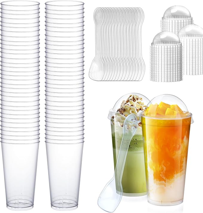 100Pcs 3oz Mini Dessert Cups by CALBODE