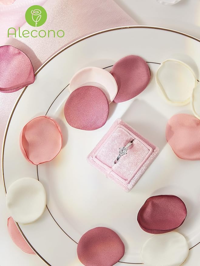 Alecono  Silk Rose Petals, Fake Rose Petals - Image 4