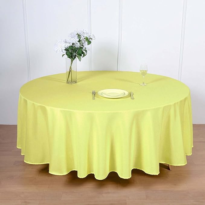 Efavormart Round Tablecloth, 108 Inch Stain & Wrinkle Resistant Washable Table - Image 8
