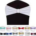 Spandex Chair Sashes Bands 50PCS Stretch Chair Ties Bows by Maiangel