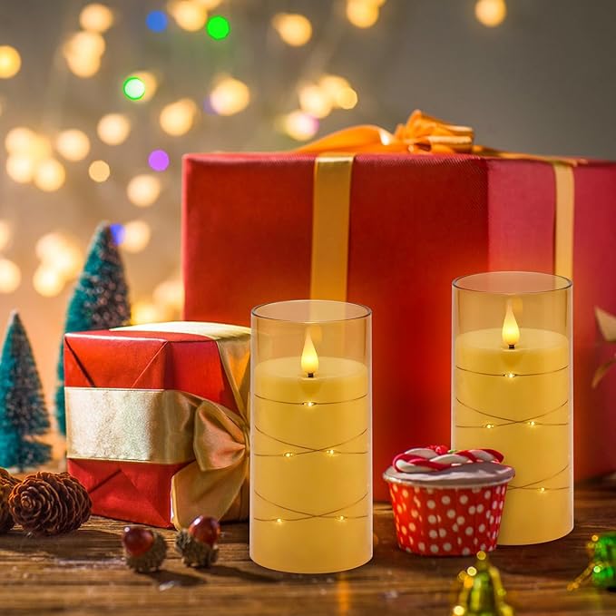 Aignis Flickering Flameless Candles Battery Operated Candles LED Candles - Image 5