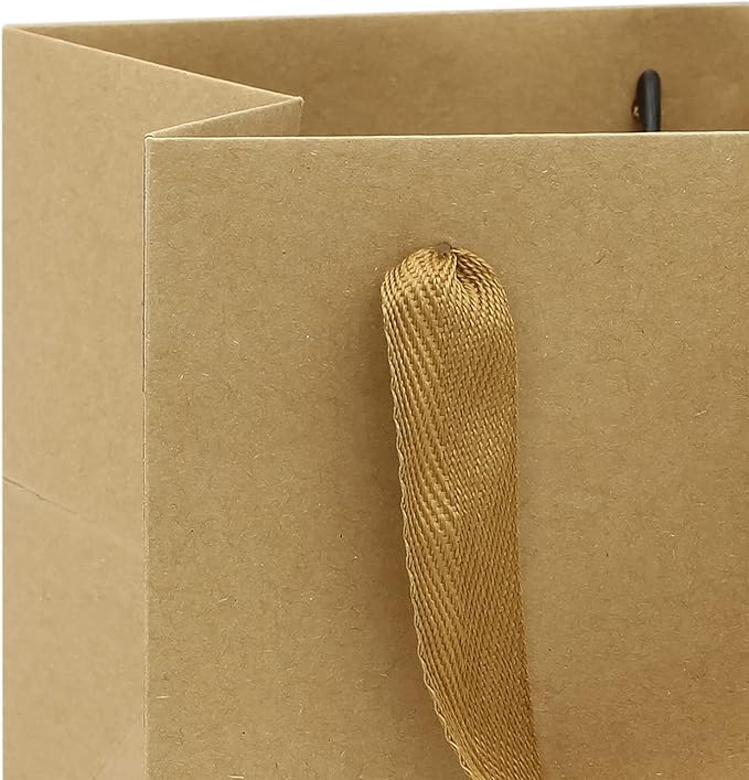 Kraft Paper Gift Bag Small Square Bottom Kraft Paper Bags - Image 8