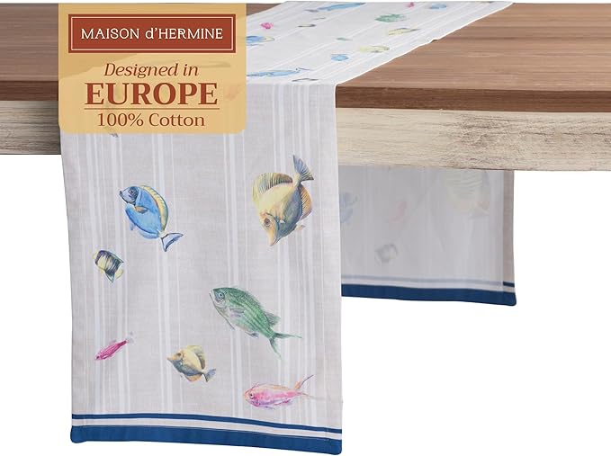 Maison d' Hermine Table Runner 100% Cotton Single Layer Table Runners 108 by MaisondHermine