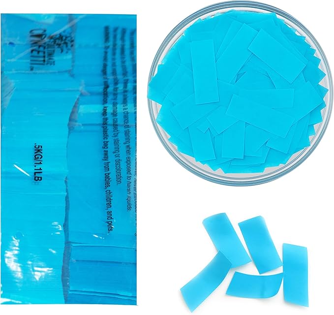 Ultimate Confetti, Turquoise Color Biodegradable Confetti - Image 8