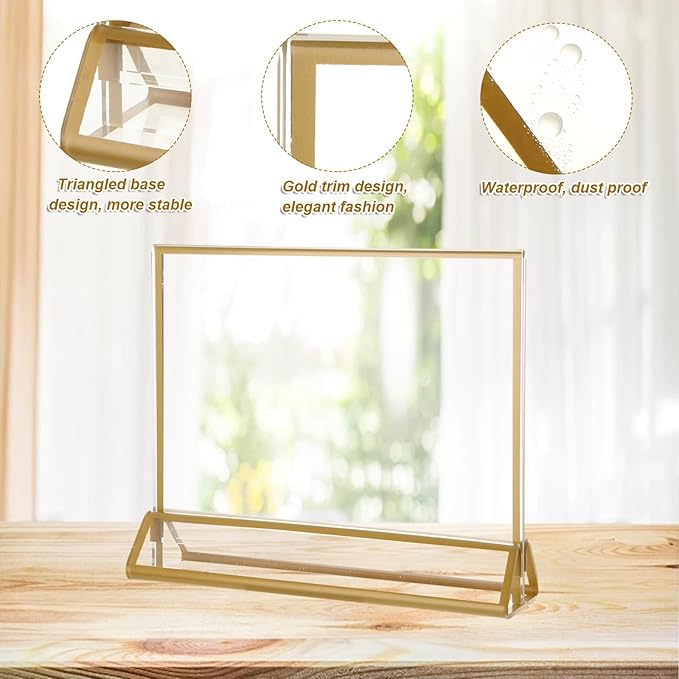 8PCS 6x4 Acrylic Sign Holders - Image 5