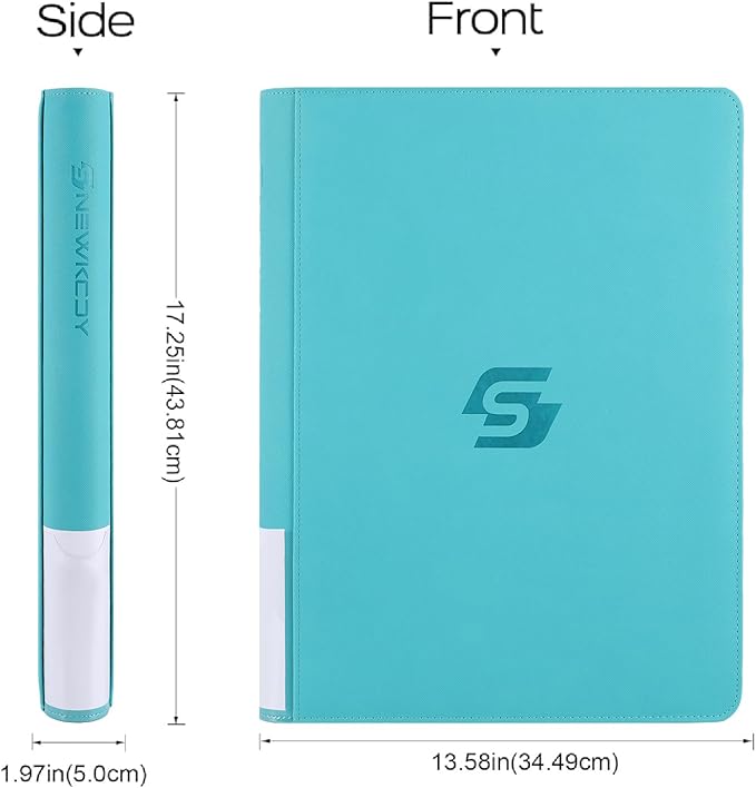 Snekdy premium 1024-pocket trading card binder, 16-pocket cards album, - Image 4